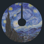 Jupon De Sapin En Polyester Brossé Vincent Van Gogh - La nuit étoilée<br><div class="desc">The Starry Night / La nuit etoilee - Vincent Van Gogh en 1889</div>