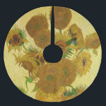 Jupon De Sapin En Polyester Brossé Vincent van Gogh - Vase avec quinze tournesols<br><div class="desc">Vase avec Quinze Tournesols / Vase avec quinze tournois - Vincent Van Gogh,  août 1888 - Tournesols 1888 version française (F454)</div>
