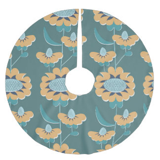 Jupon De Sapin En Polyester Brossé Vintage géométrique : Textile Nautique Motif