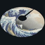 Jupon De Sapin En Polyester Brossé vintage japanese ukiyo e the great water<br><div class="desc">vintage japonais ukiyo e art la grande vague d'accessoires de maison. japonais ukiyo e décoration maison.</div>