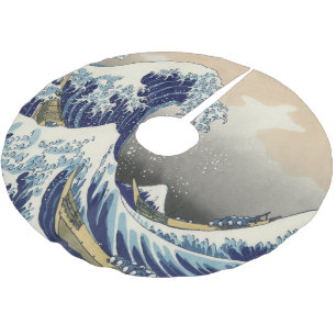 Jupon De Sapin En Polyester Brossé vintage japanese ukiyo e the great water