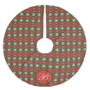 Jupon De Sapin En Polyester Brossé Vintage personnalisé Noël/hiver