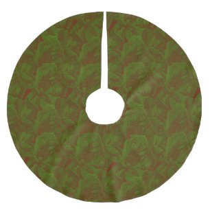 Jupon De Sapin En Polyester Brossé William Morris Jupe Vintage classique d'arbre vert