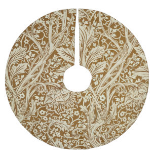Jupon De Sapin En Polyester Brossé William Morris Motif Floral Classique Arcadie