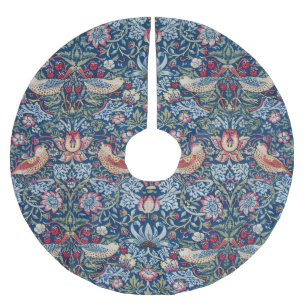 Jupon De Sapin En Polyester Brossé William Morris motif floral Voleur de Fraises