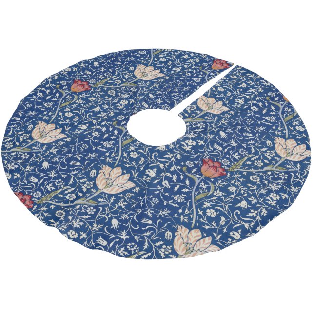 Jupon De Sapin En Polyester Brossé William Morris Motif Medway (Angle)