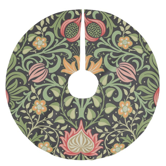 Jupon De Sapin En Polyester Brossé William Morris Persian Floral Antique (Devant)