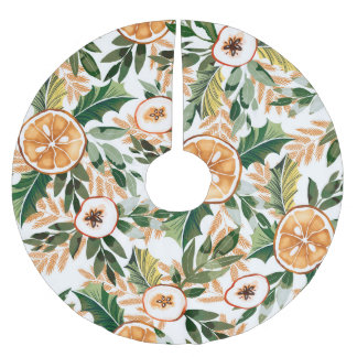 Jupon De Sapin En Polyester Brossé Winter_fruit_nature_22