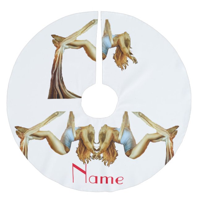 Jupon De Sapin En Polyester Brossé yoga aérien Thunder_Cove (Devant)