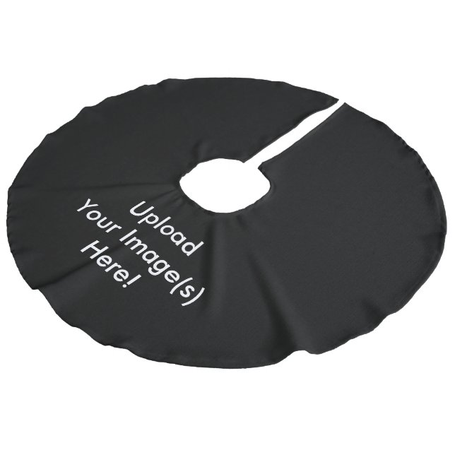 Jupon De Sapin Imitation Lin Créer-Votre-Propre jupe d'arbre de Noël de (Angle)