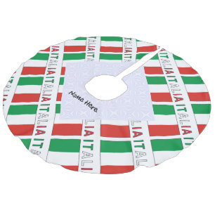 Jupon De Sapin Imitation Lin Drapeau Italien Bandiera Italiana Carrelé Personna
