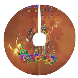 Jupon De Sapin Imitation Lin Drôle cactus mexicain