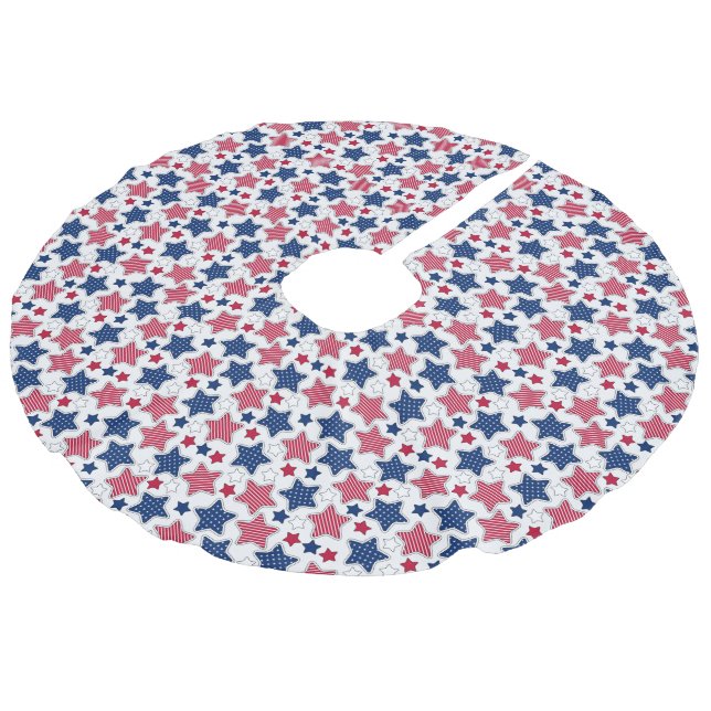 Jupon De Sapin Imitation Lin Jupe 4 juillet arbre (Angle)