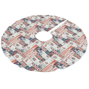 Jupon De Sapin Imitation Lin Jupe d'arbre de la Poste de Londres