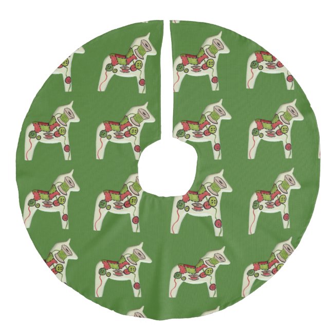 Jupon De Sapin Imitation Lin La jupe de sapin de Noël de Quilter (Devant)