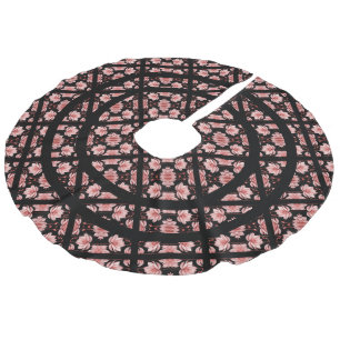 Jupon De Sapin Imitation Lin Lotus Rose Classique