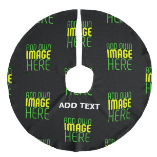 JUPON DE SAPIN IMITATION LIN MODÈLE DE TEXTE D'IMAGE NOIRE SIMPLE ET MODERNE