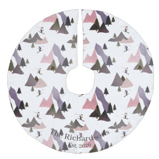 Jupon De Sapin Imitation Lin Noël montagnard scandinave personnalisé en hiver