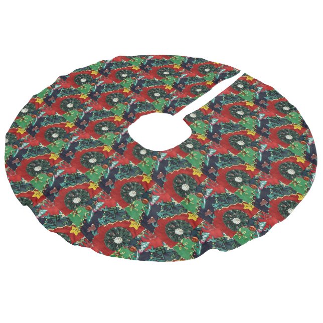 Jupon De Sapin Imitation Lin Patchwork vintage (Angle)