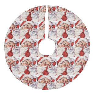 Jupon De Sapin Imitation Lin Père Noël 002