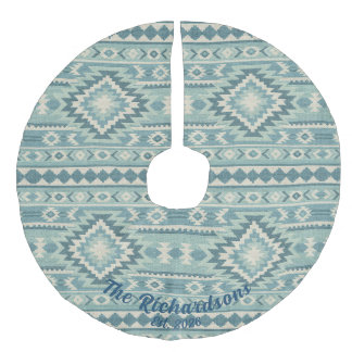 Jupon De Sapin Imitation Lin Tapis personnalisé de Noël au style sud-ouest en K