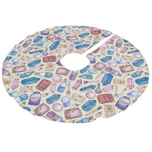 Jupon De Sapin Imitation Lin Witchers Wonders Tree Skirt