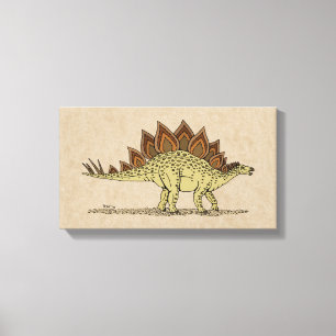Jurassic Dinosaur Stegosaurus toile Imprimer