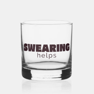 Jurer aide les verres à roche – Barware drôle