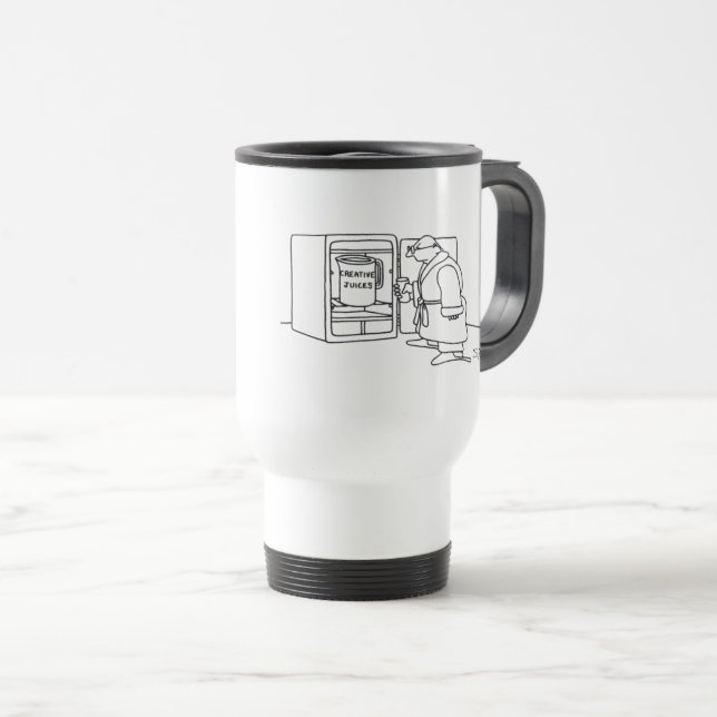Jus créatifs à gauche de la tasse de voyage (Devant droit)