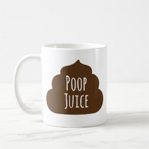 Jus De Poop Drôle Mug De Café