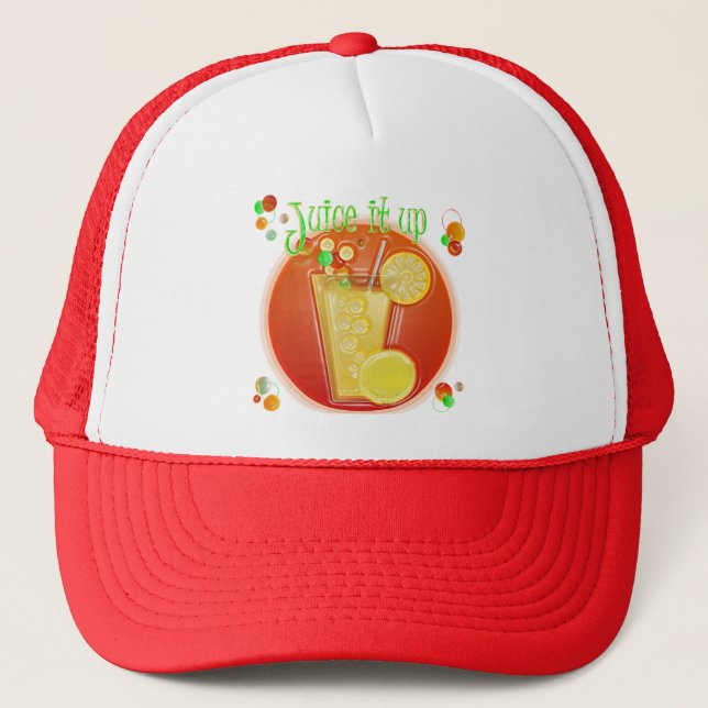 Jus jusqu'au Casquette d'art dimensionnel (Devant)