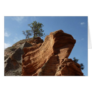 Jusqu'à Angels Landing dans le parc national de Zi