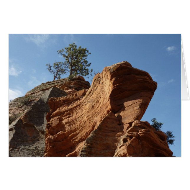 Jusqu'à Angels Landing dans le parc national de Zi (Devant horizontal)
