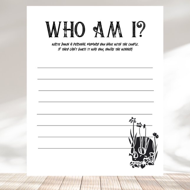 Jusqu'à ce que la mort nous sépare | Qui Suis-Je ? (Créateur téléchargé)