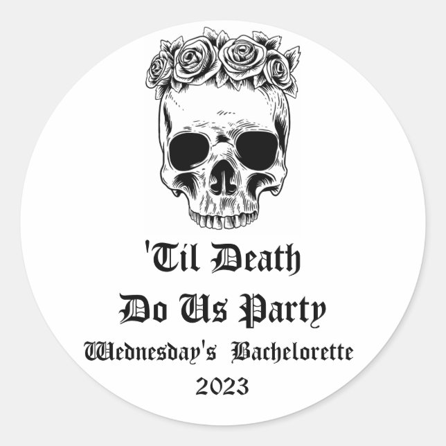 Jusqu'à ce que la mort nous sépare Stickers pour e (Devant)