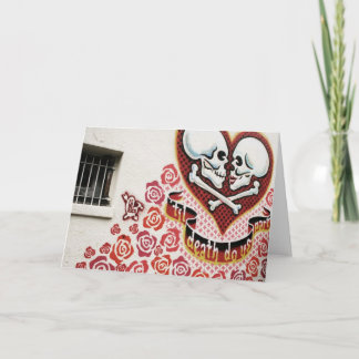 Jusqu'à la carte de Valentines de la mort