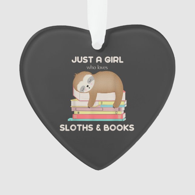 Just a girl who loves sloths and books Reader T-Sh (devant)