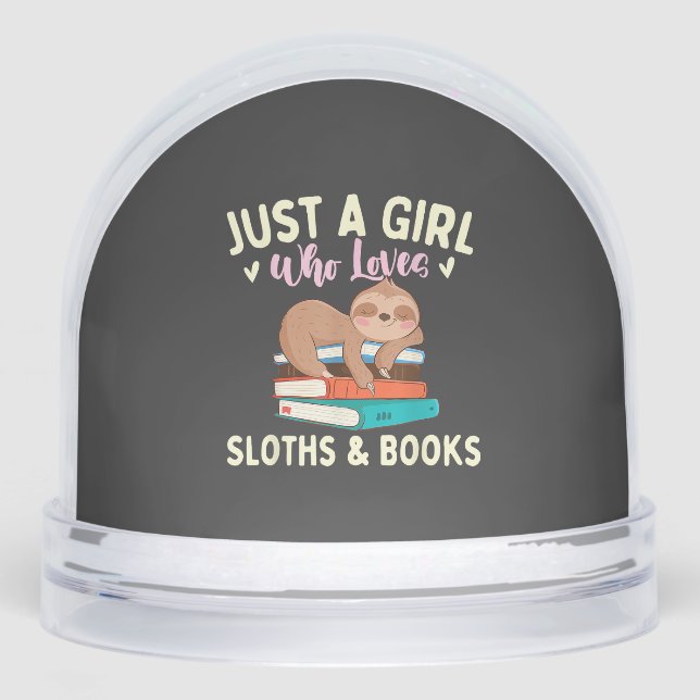 Just A Girl Who Loves Sloths & Books - Bookworm Re (Avant)