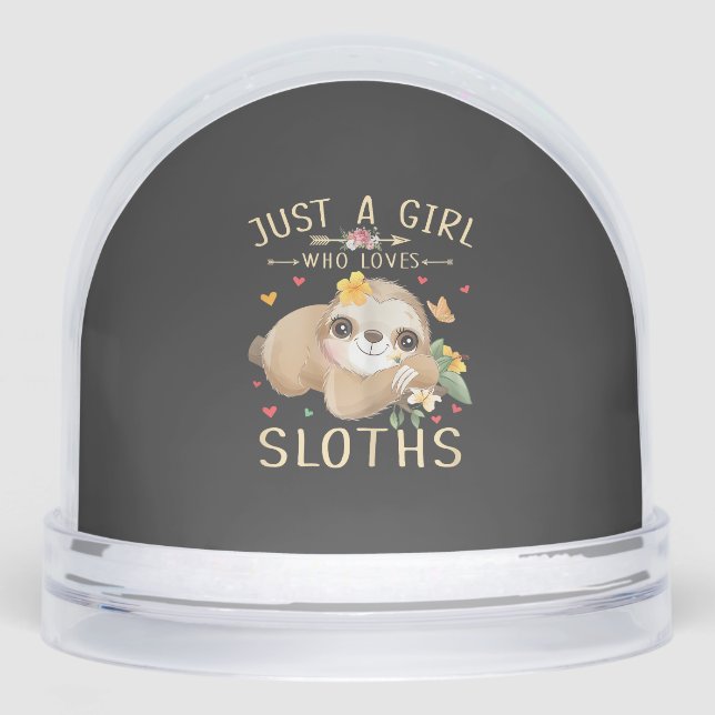 Just A Girl Who Loves Sloths Cute Sloth Lover Girl (Avant)