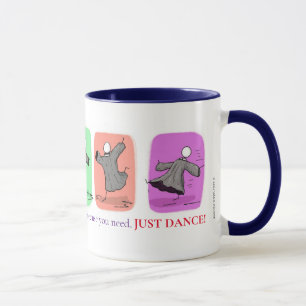 'Just Dance' 11oz Tasse de café