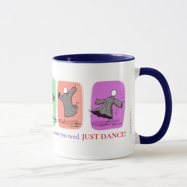 'Just Dance' 11oz Tasse de café (Droite)