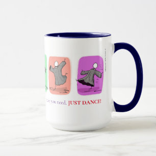 'Just Dance' 15oz Café Mug