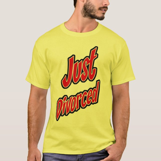 just divorced t-shirt (Devant)