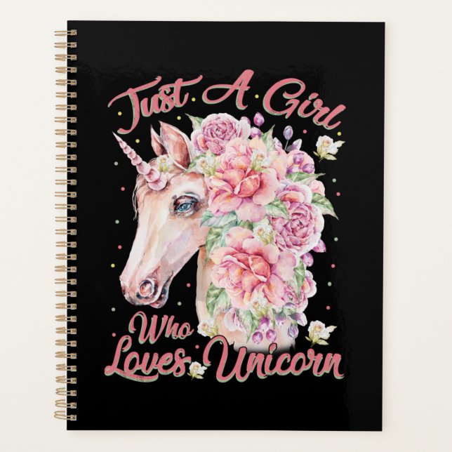 Just Girl Who Loves Unicorn (Devant)
