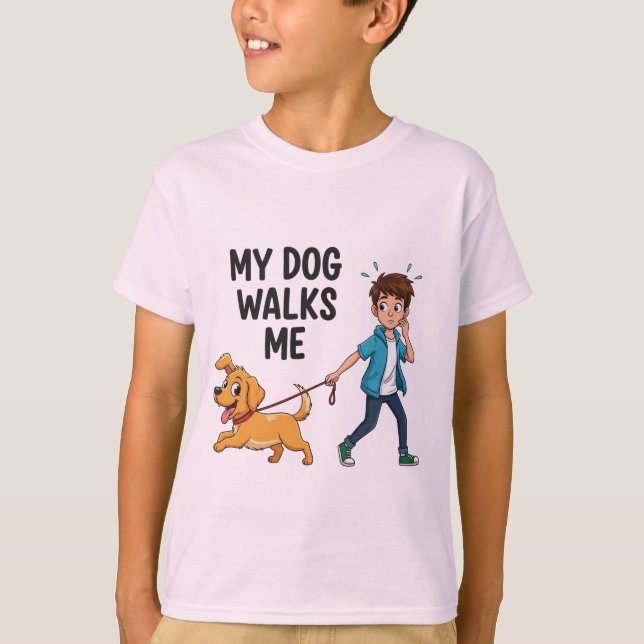 Just Hold the Leash - T-shirt design  (Devant)