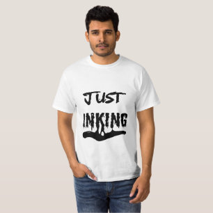 Just Inking Homme T-Shirt – Ink Typography Artist