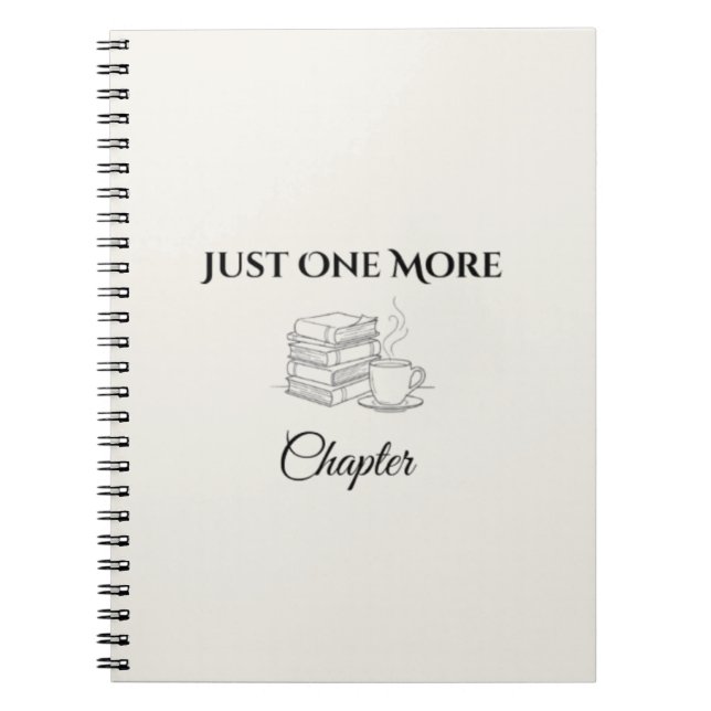 Just One More Chapter Cahier d'amour de livre  (Devant)