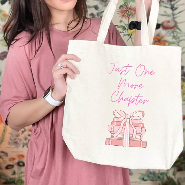 Just one more chapter tote bag gift book lover (Créateur téléchargé)