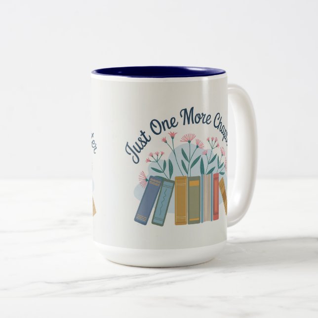 Just One More Chapter Two Tone Mug (Devant droit)