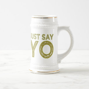 Just Say YO tasse - choisir style & couleur
